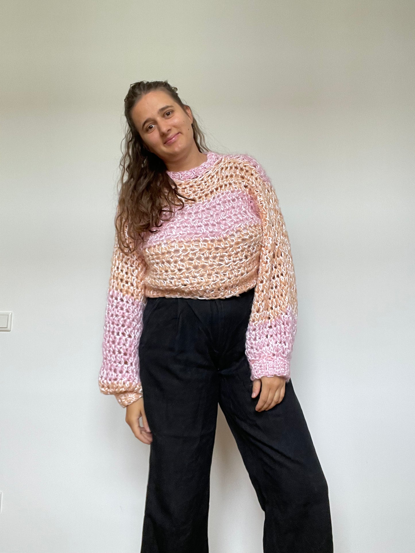 agostudio-jumper-cotton-mohair-pink-beige