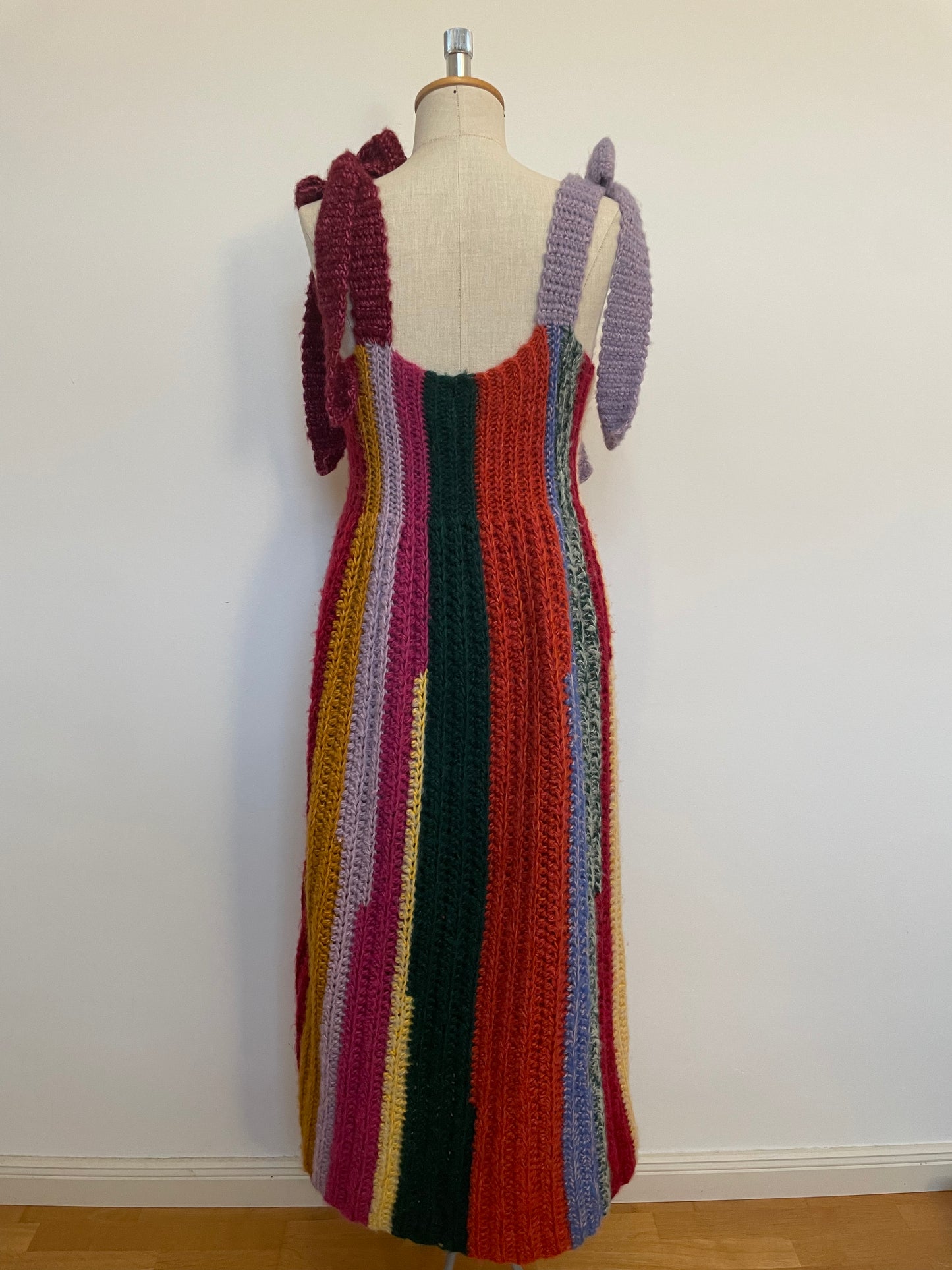 colourful midi dress