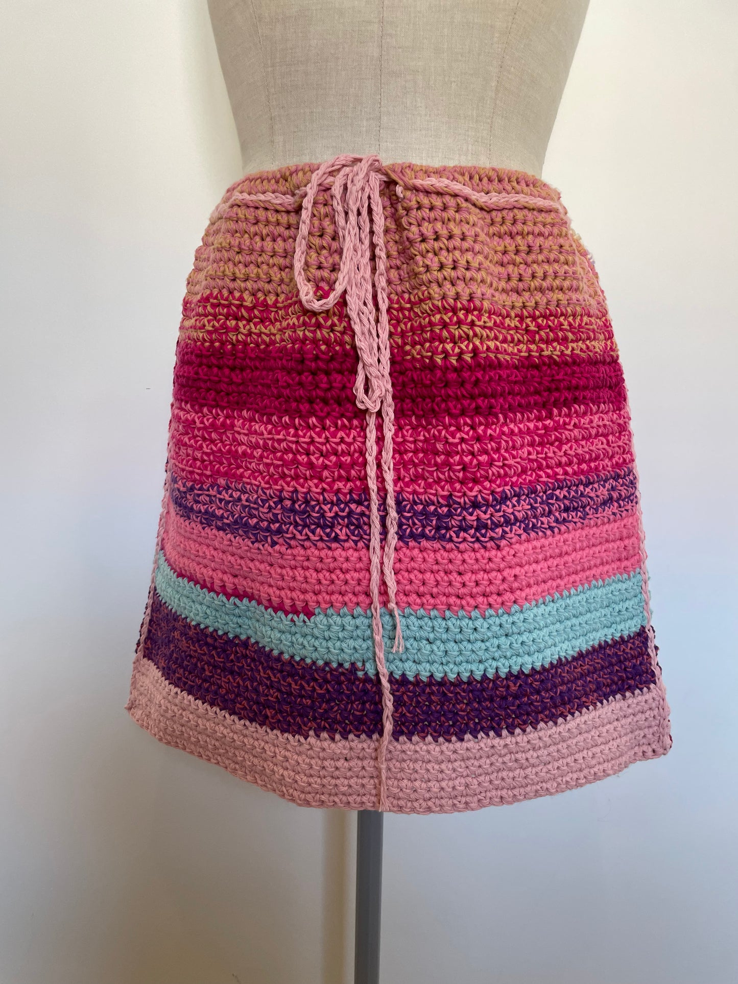 mini skirt cotton colourful