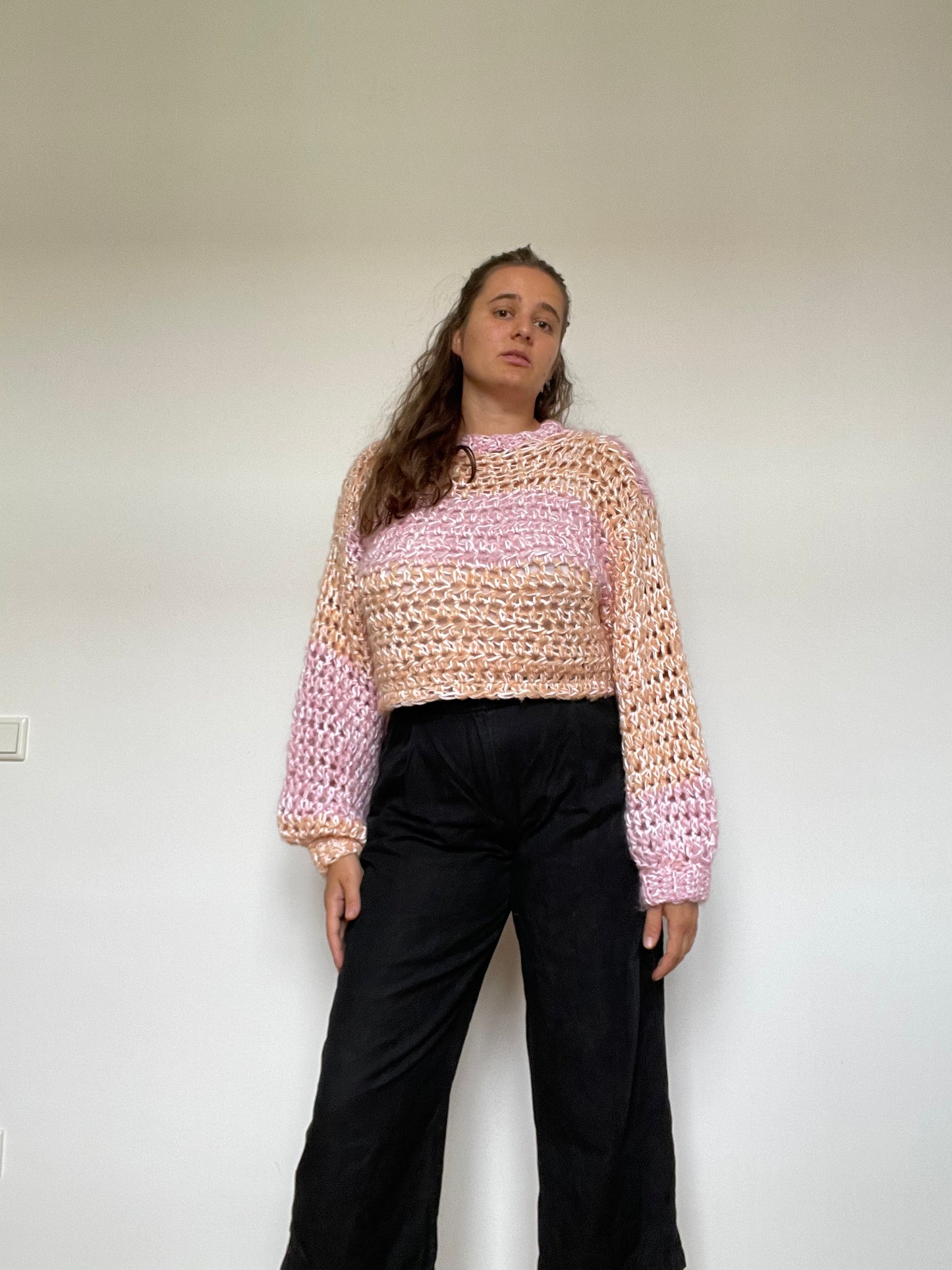 agostudio-jumper-cotton-mohair-pink-beige