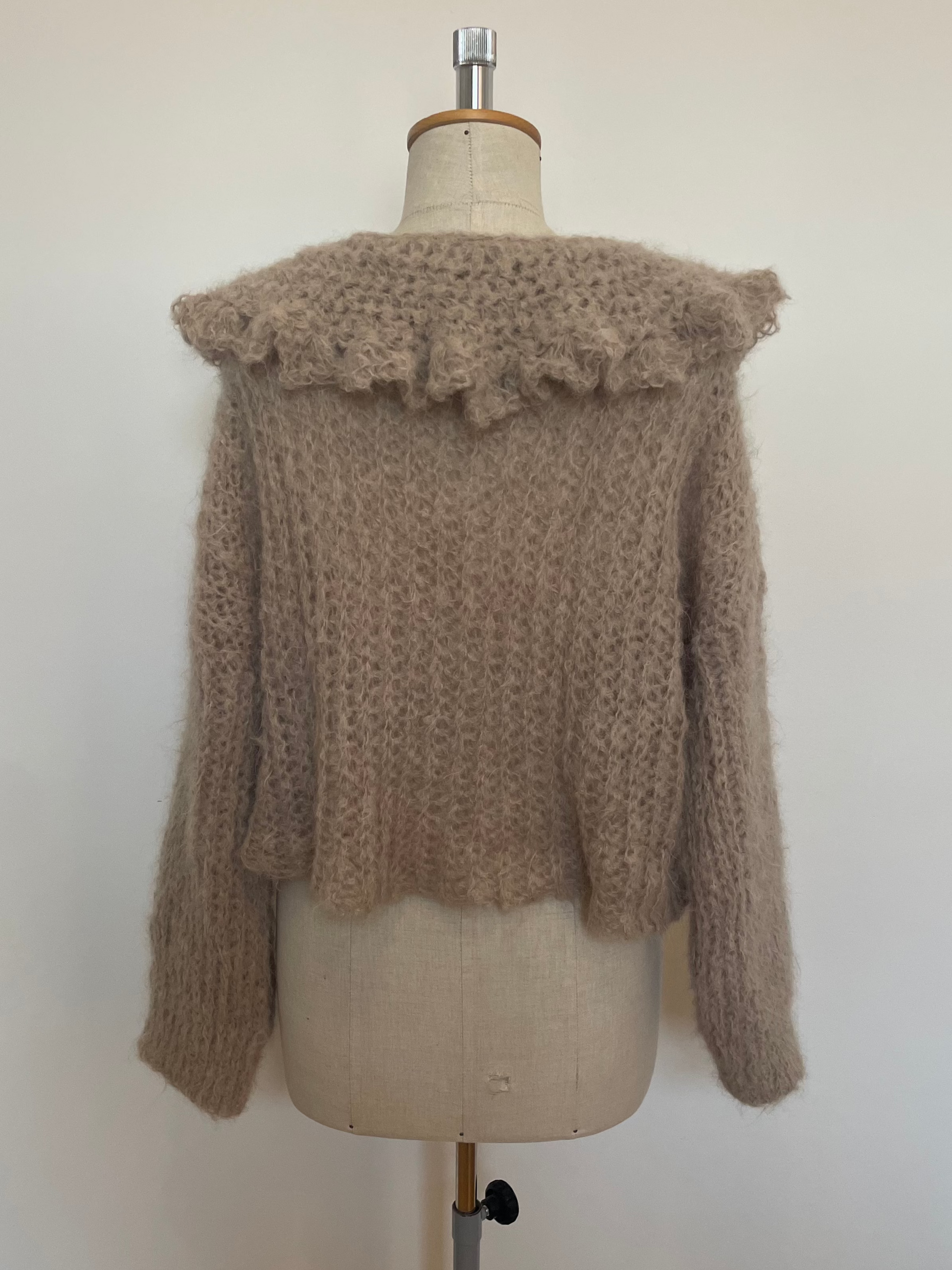 alpaca sweater beige