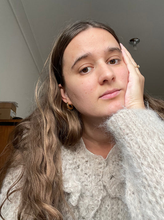 alpaca sweater beige