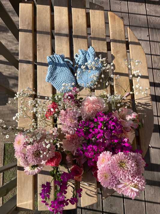 agostudio-baby socks-cotton-blue