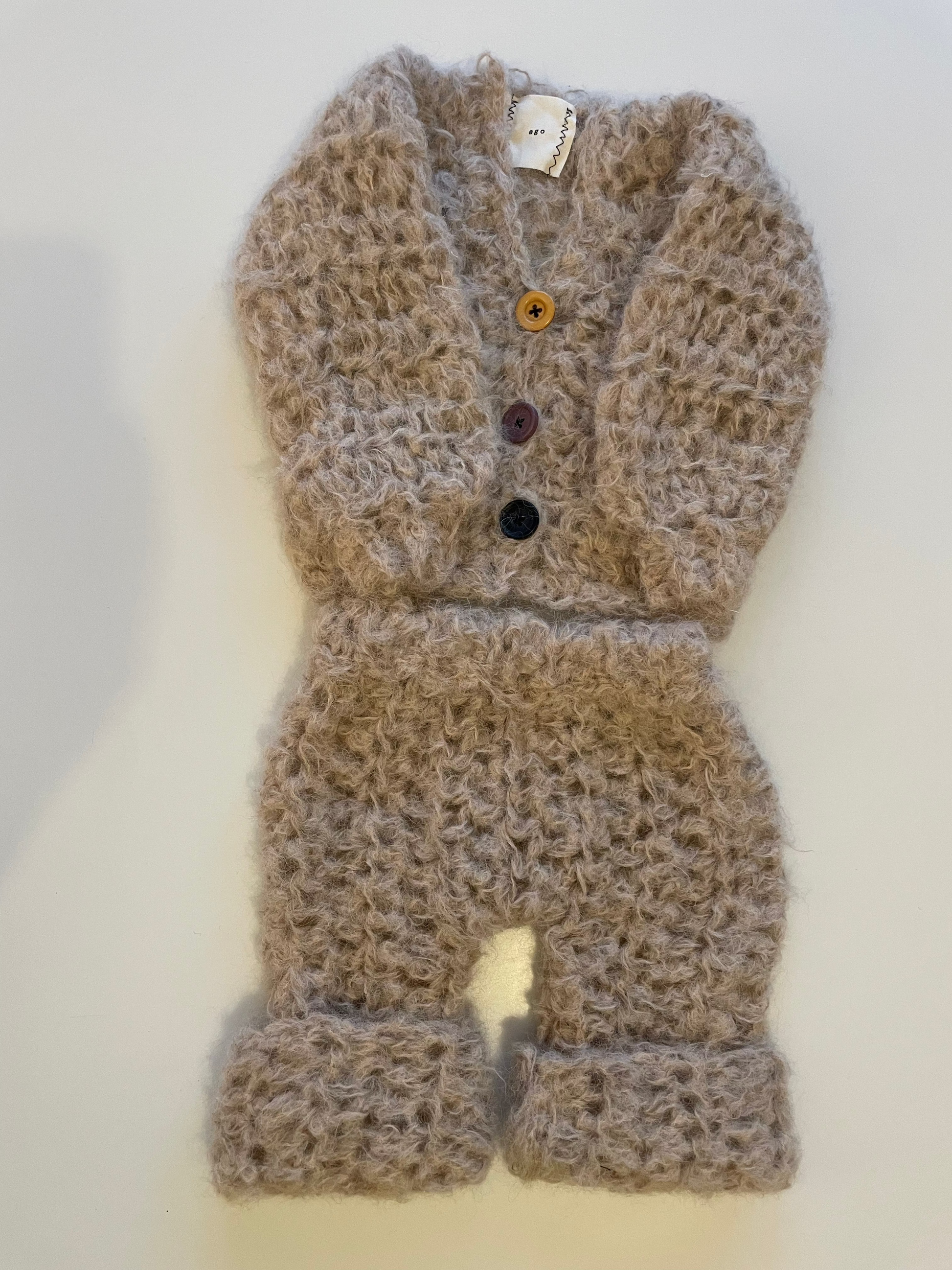 baby outfit alpaca beige 