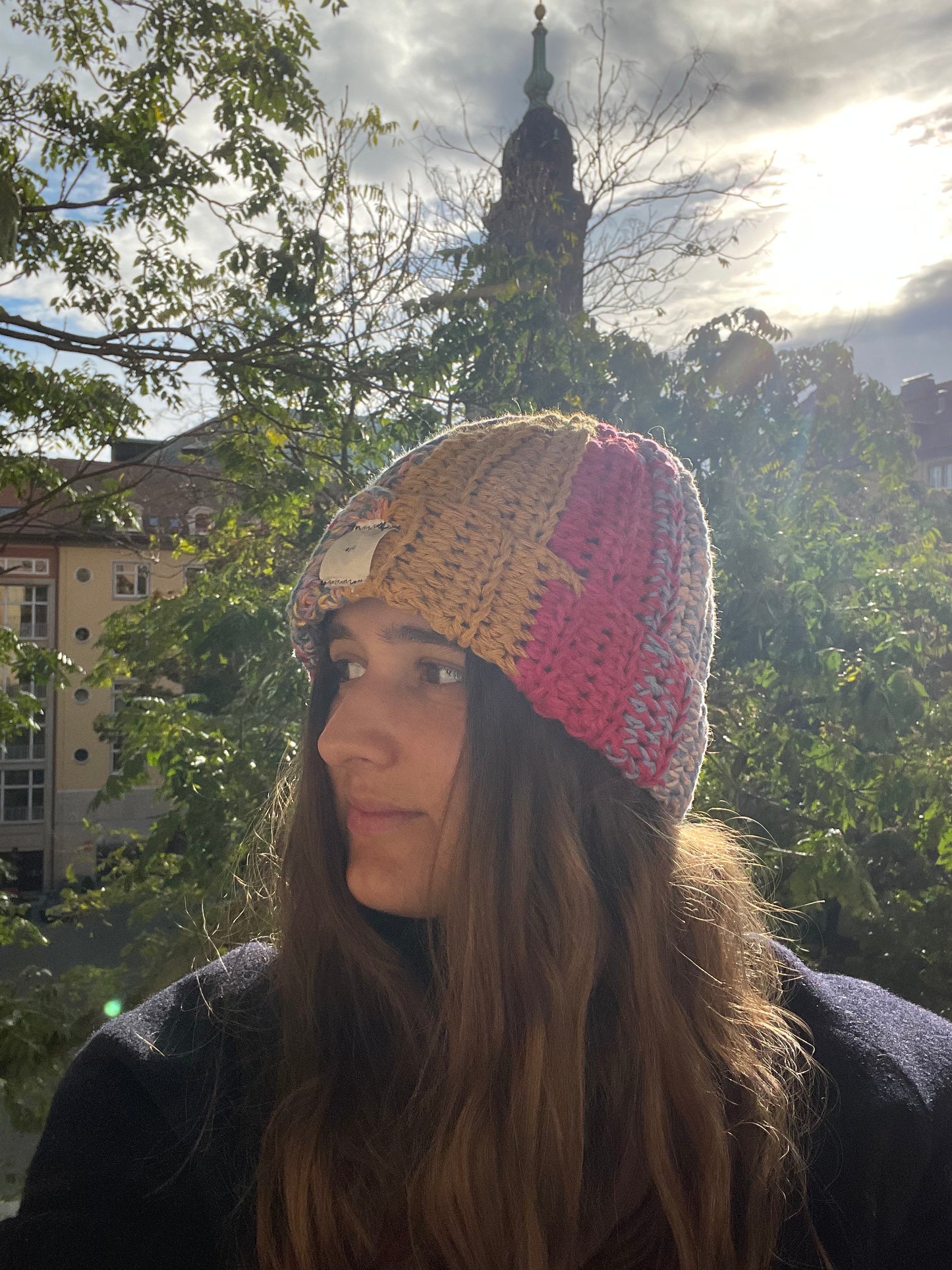 beanie cotton colourful