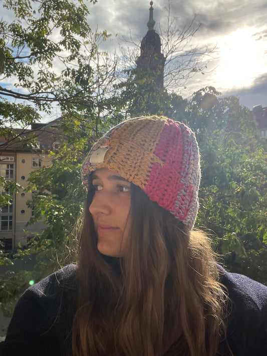 beanie cotton colourful