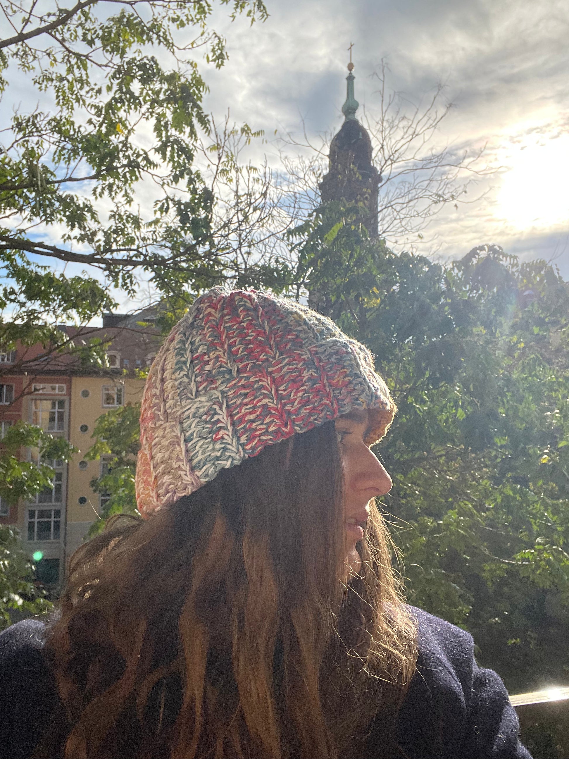 beanie cotton colourful