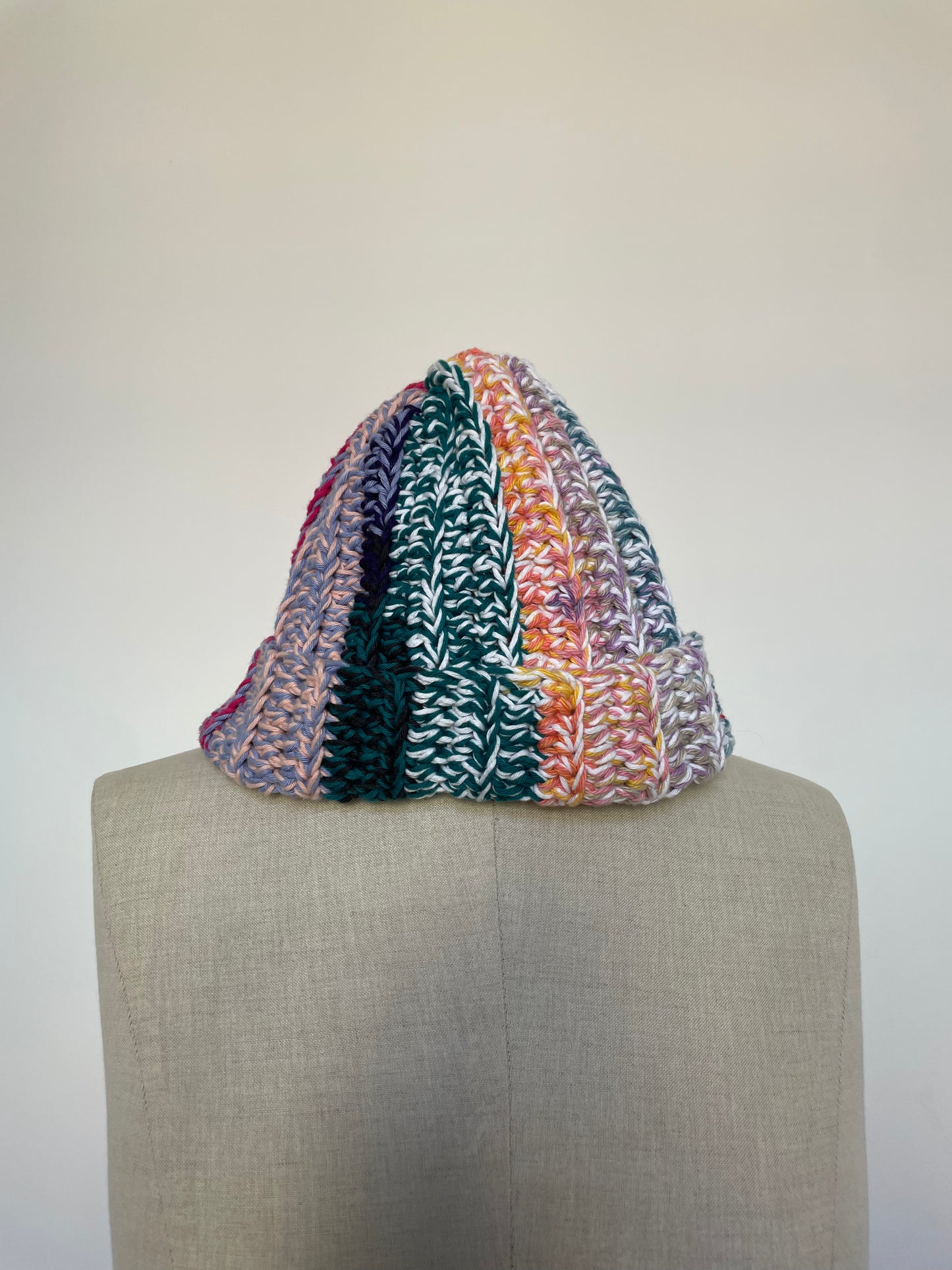 beanie cotton colourful 