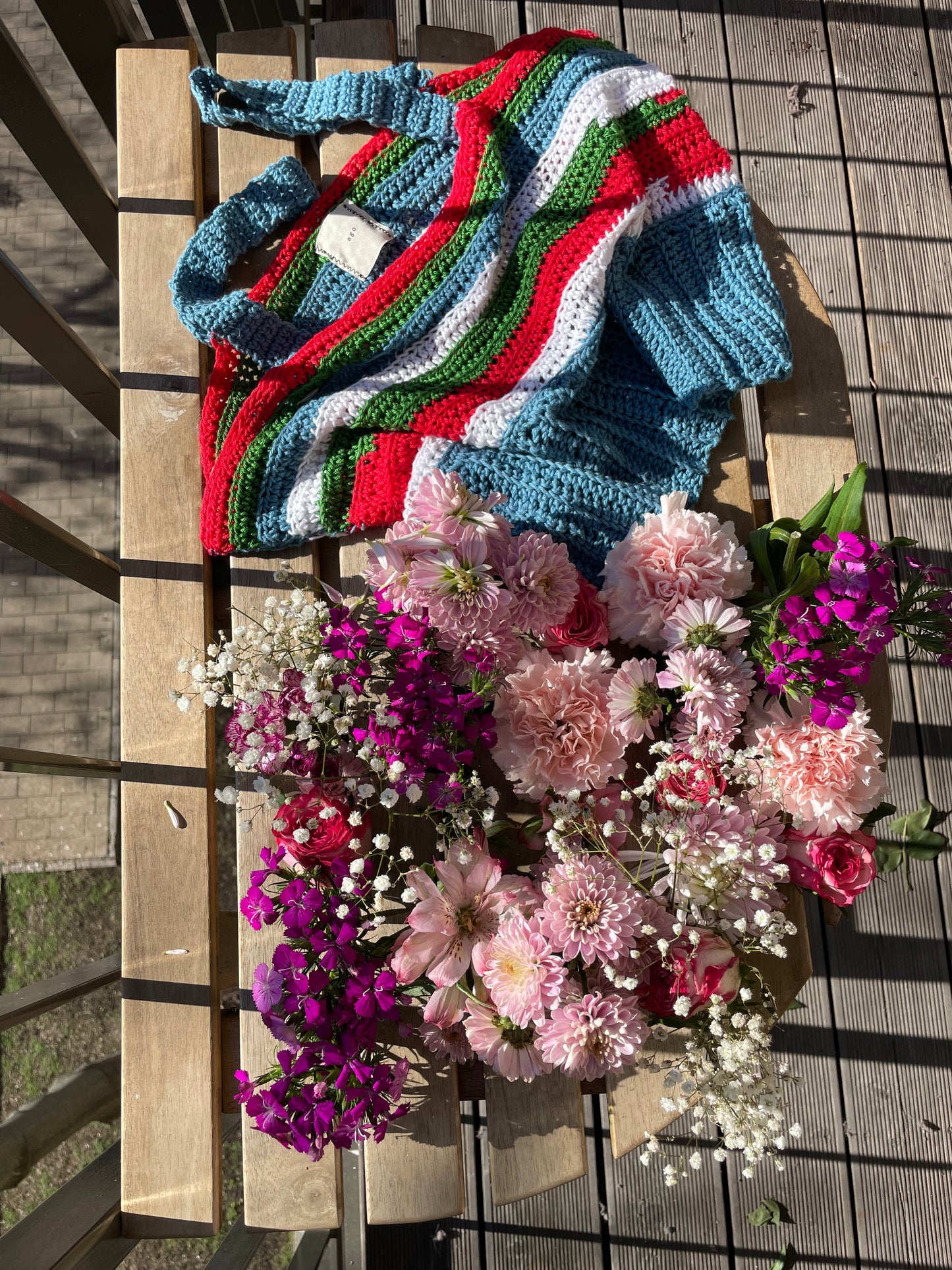 agostudio-crop top-red white blue green