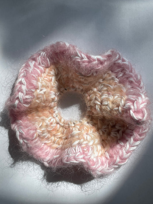 scrunchie mohair cotton 