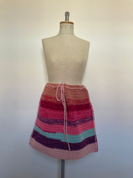 mini skirt cotton colourful