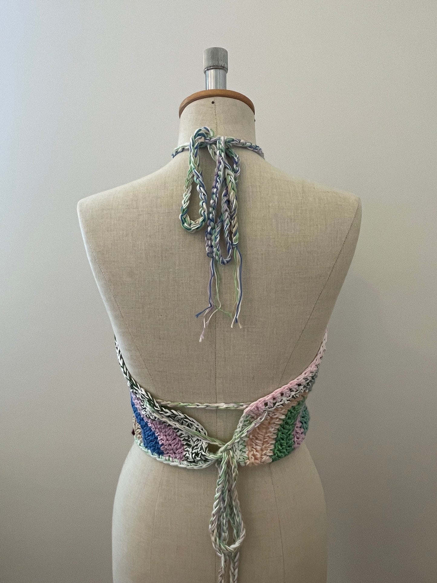 triangle top cotton colourful 